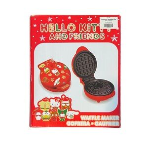 Hello Kitty and Friends Holiday Waffle Maker - Sanrio Christmas Appliance - NWT